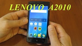 Lenovo A2010 Обзор смартфона Характеристики Игры [upl. by Sualocin250]