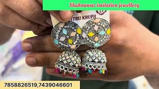 Imitation jewellery low price kolkata burra bazaar started 1₹ kolkata jewellery wholesalemarket [upl. by Alten]