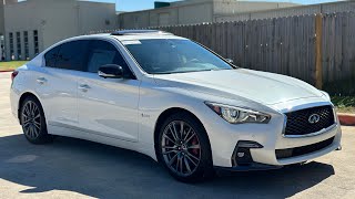 2019 Infiniti Q50 Red Sport 400 AWD [upl. by Saqaw]