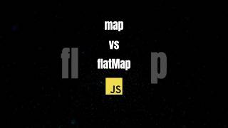 Map vs FlatMap in JavaScript javascript coding programming [upl. by Ardith]