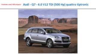 Audi  Q7  60 V12 TDI 500 Hp quattro tiptronic Automobile full features list [upl. by Essenaj]