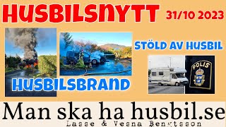 Husbilsnytt 8  gratis ställplats hos livsmedelshandlare Kabe köper Nordic brand i husbil etc [upl. by Vasili]