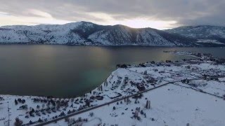 Lake Chelan in Winter Long [upl. by Leckie]