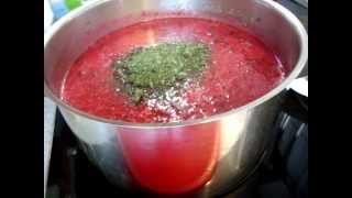 Rote Beete Suppe kochen Zupa buraczkowa [upl. by Levinson]