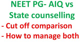 NEET PG 2024 counselling result NEET PG 2024 counselling schedule NEET PG 2024 expected cut off [upl. by Alded]