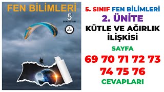 5 Sınıf Fen Bilimleri Ders Kitabı 2 ünite sayfa 69 70 71 72 73 74 75 76 Cevapları [upl. by Chet]