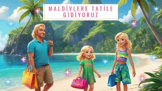 Maldivlere Tatile GidiyoruzÇocuk Hikayeleri tatil çizgifilm çocuk eğlence animasyon seyahat [upl. by Oflodor997]