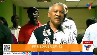 Given Lubinda and group conceed defeat but say will continue fighting to win back control of PF [upl. by Ydiarf]