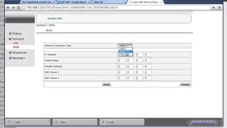 FTTH GPON AONT 100C Routed Mode Configuration Screens [upl. by Yevol]