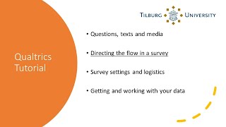 Qualtrics tutorial 42 programming an experiment with Qualtrics survey flow [upl. by Reppart]