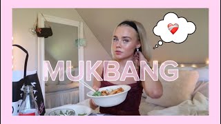 MUKBANG  svarar på frågor [upl. by Esirec]