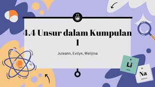 Kimia Tingkatan 4 Jadual Berkala Unsur Kumpulan 1 [upl. by Domph]