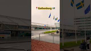 📍🇸🇪✈️Landing at Gothenburg  Driving around Gothenburg  Klaratornet  Landvetter Airport [upl. by Atsahs212]