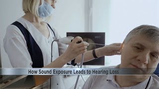 How sound exposure leads to hearing loss [upl. by Aiyotal]