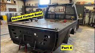 Custom Truck Build Episode 5 Skirted Flatbed Build Part 4 [upl. by Dace]