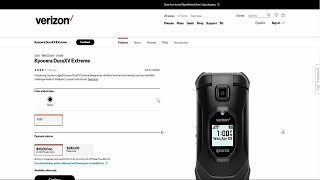 Kyocera DuraXV Extreme  Verizon Wireless [upl. by Possing]