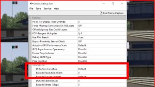 Oculus Quest 2 Encode Resolution Width Oculus Debug Tool Settings [upl. by Ernaldus]