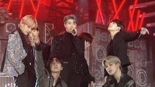 2018 SBS 가요대전 끝판대장 방탄소년단의 등장 ‘No More Dream’ [upl. by Eimmis]