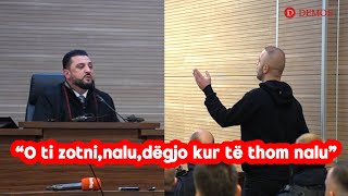 Andi Pajaziti i nervozuar në Gjykatë Unë jam vetëmbrojtë ndërhyn gjykatësi Ndalu o zotni [upl. by Agrippina]