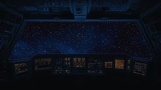 Spaceship Ambience  Starship amp Galaxy Ambience  Brown noise ASMR [upl. by Yssej]