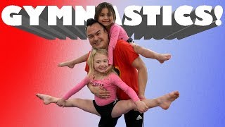 GYMNASTICS LESSONS WITH EVERLEIGH AND AVA [upl. by Assyn]