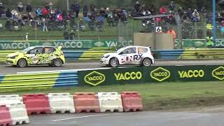 rallycross de dreux 2024 championnatdefrance manche 4 super 1600 [upl. by Akiemehs]