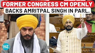 Amritpal Singh Finds Support In ExPunjab CM Charanjit Channi ‘20 Lakh People Chose Him’ Lok Sabha [upl. by Margy]