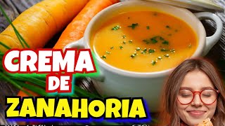 Prepara Esta Crema de Zanahoria en 20 MINUTOS RECETA SALUDABLE [upl. by Adnilreb]