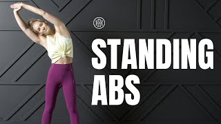 Six Pack Standing Abs Workout [upl. by Franckot]