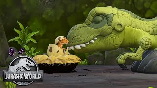 Going on a Jurassic Adventure  Jurassic World  Kids Adventure Show  Dinosaur Cartoons [upl. by Nwavahs]