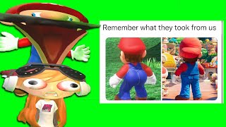 Mario Reacts To Nintendo Memes 11 ft Meggy [upl. by Ycrad157]