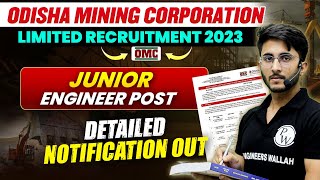 OMC JE Recruitment 2023  OMC Recruitment 2023 For ITI amp Diploma Holders [upl. by Ganny]