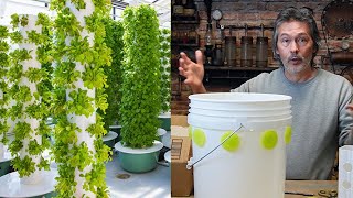 Cheap amp Easy Vertical Tower Garden with No Power Diy Hydroponics [upl. by Debbra443]