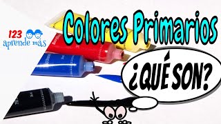 Los COLORES PRIMARIOS para niños  RGB RYB CMYK [upl. by Neale]