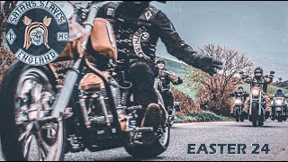 SATANS SLAVES MC SOUTH DEVON Motorcycle Club Easter 2024 [upl. by Themis]