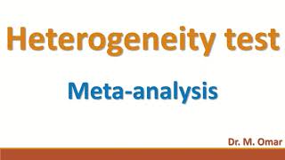 Heterogeneity test meta analysis [upl. by Benito]