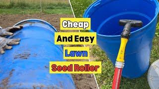 Lawn and Garden Hack How to Make a Cheap and Easy Lawn or Seed Roller [upl. by Amary]