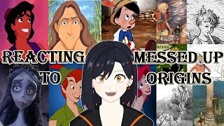 I LOVE MESSED UP STORIES  REACT MESSED UP ORIGINS OF CHILDRENS MOVIES [upl. by Durward]