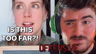 REACTING TO OFFENSIVE VIDEOS TIKTOK [upl. by Cowey]