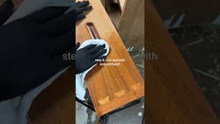 Restoring FormicaLaminate Mid Century Modern Dresser and Fixing Chipped Wooden Veneer [upl. by Ysteb]