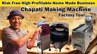 👉 வீட்டிலிருந்தே தயாரித்து அதிக லாபம் பெறலாம் Chapathi Making Machine Factory Tour Sakalakala Tv [upl. by Allez]