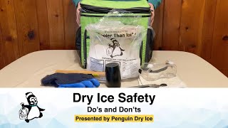 Dry Ice Safety Do’s and Don’ts [upl. by Oirottiv935]