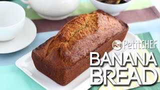 Banana Bread  Video ricetta facile e golosa Petitchefit [upl. by Hgielrebmik916]