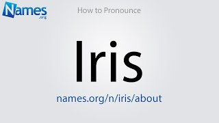 How to Pronounce Iris [upl. by Haelahk]