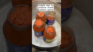 How to preserve tomatoes for a long time food [upl. by Aiuqcaj]