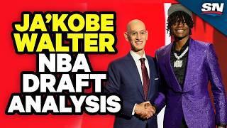 NBA Draft Analysis JaKobe Walter Toronto Raptors [upl. by Leahciam]