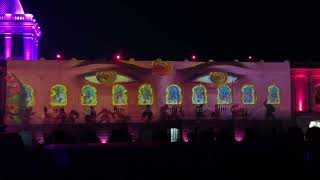 Light and sound show at Rajbari Agartala [upl. by Annauj]