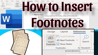 Footnotes in MS Word Easy Steps to Look Professional [upl. by Loftus817]