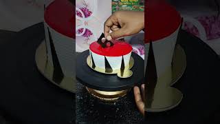 Strawberry Cake Design How to strawberry cake recipe mrcakej birthdaycake viralvideo [upl. by Lalib]