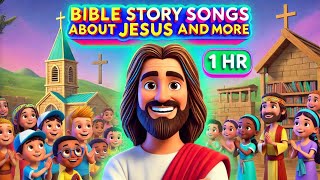 🎶📖 Bible Stories Song Compilation  1 Hour of new Kids’ Bible Songs 📖🎶 [upl. by Anivad]